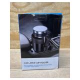 RAYMYLO Car Cup Holder Expander with Adjustable Base, Cup Holder Insert for Car Compatible with Most 32/40 Oz Water Bottles 12 oz/24 oz Coffee Mugs Tumblers 3.4 to 3.78 in Diameter, 1 Pack Black