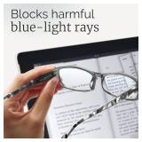 Gaoye 2.5 Reading Glasses for Women, 6 Pack Fashion Readers, Spring Hinge Eye Glasses, Blue Light Reading Glasses