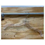 HOUSE DAY Clear Plastic Hangers 12 Pack, Durable Crystal Hangers for Clothes, Light Weight Plastic Dress Hanger for Women, Versatile 16.7