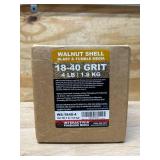 1.8 kg or 4 lb Ground Walnut Shell Media Abrasive 18-40 Grit for Tumbling, Vibratory or Blasting