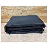 HolidayIdeas 2 Pack Fitted Tableclothes - 60 x 30 Inch - Black Rectangle Tablecloths for 5 Foot Tables, Fabric Table Cover Protector for Parties, Holiday Dinner, Wedding, Trade Show