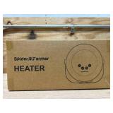 Spider Farmer Grow Tent Heater,530W Portable Heater with Smart Temperature Control,24H Timer,10-Level PTC Heating & Extension Hose for Plant Rooms,Greenhouse, and Grow Tents