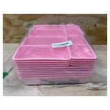BiuLeon 25 PCS Plastic Drawer Organizers Set, 4-Sizes Vanity and Makeup Organizer, Desk and bathroom Drawer Organizer Trays, Organizers and Storage for Makeup, Jewelry, Gadgets, Utensils (Pink)