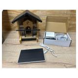 TT Nature Bird Feeder with Camera, Upgraded 1.5L Smart Birdhouse Al Identify for 10000 Plus Species, Auto Capture & Real-time Notifications, Ideal Gift for Bird Lovers (Iron Roof)