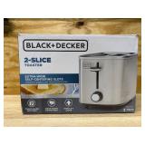 BLACK+DECKER  2-Slice Toaster with 7 Toast Shade Settings, Extra-Wide Slots for Bagels, Stainless Steel Exterior Finish
