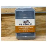 Farberware Nonstick Bakeware Rectangular Cake Pan with Lid, Cake Pans For Baking, 9-Inch x 13-Inch, Gray