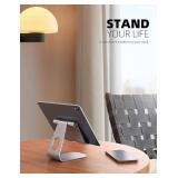 Lamicall S1 Tablet Stand, Adjustable Tablet Holder - Desktop Stand Dock Holder for 4-13" Tablet, iPad Pro 11, 9.7, 10.5, 12.9 Air Mini, Kindle, Tab, Switch, Viral Podcast Video Office Desk Accessories