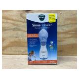 Vicks Sinus Inhaler, Plug-in Non-Medicated Steam Inhaler for Sinus Relief, Allergies, Congestion & Colds, Vocal Steamer, Soothes Nasal & Throat Passages, Works with VapoPads (1 Included)