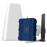 Cell Phone Booster for Home & Multi-Room,Up to 7,000 sq ft,Cell Phone Signal Booster for Band 5/12/13/17,Boost 5G 4G Data for All U.S. Carriers FCC Approved (Light Blue)