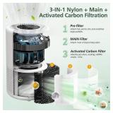 Core 300 Replacement Filter for LEVOIT Core 300 Core300-P Core 300S Core 300-P VortexAir Air Purifier, Core 300-RF, 3-in-1 Activated Carbon, 2 Pack, White, Core 300-P