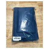3Pcs Newborn Photography Props Baby Photoshoots Photo Posing Wraps Backdrops with Headband Stretch (Wrap + Backdrop + Headband, Dark Blue)