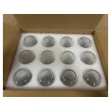 12pcs Glass Bud Vases - 5 Inch Tall Clear Flower Vases for Centerpieces, Glass Vase Modern Bud Vase for Wedding Party Dining Table Centerpieces, Living Room Decorative, Home Decor