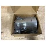 3 to 3.5 inch Exhaust Adapter with Clamp Stainless Steel, 3" ID to 3.5" ID Exhaust Reducer Connector Pipe with Clamp