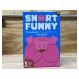 Snort Funny   The Oinkredible You Laugh You Lose Party Game, Family Games for Kids and Adults w/ 150 Challenge Cards, 5 Pig Snouts & Mud Tokens, Funny Games for Friend & Family, 4-8 Players, Ages 8+