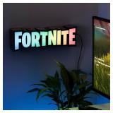 $21 Paladone Fortnite RGB Colour-Changing Logo Light   Officially Licensed Gaming Lamp with Remote Control, Wall or Desk Display, USB Powered D cor for Gamers