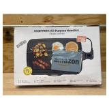 $35 Chefman Electric Griddle with Removable Temperature Control, Immersible Flat Top Grill, Burger, Eggs, Pancake Griddle, Nonstick Easy Clean Cooking Surface, Slide Out Drip Tray, 10 x 16 Inch