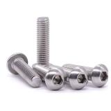 M8-1.25 x 16mm Button Head Socket Cap Screws 304 Stainless Steel 18-8 Hex Socket Cap Screws, Allen Hex Drive, Full Thread, Coarse Thread UNC, 25 PCS