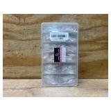 UNA GELLA Almond Gel Nail Tips, 504PCS Pre Etched Clear Fake Nails Tips Medium Almond Shape - 12 Sizes Full Cover Soft Acrylic Press On Nail Extensions No C Curve Gift for Diy at Home