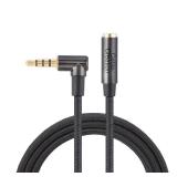 $12 CableCreation 3.5mm Headphone Extension Cable 10FT/3m, TRRS Audio Stereo Jack, Right Angle Auxiliary HiFi with Silver-Plating Copper, 24K Gold Plated (Microphone) for Car Stereos, Speaker