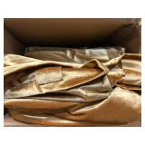 $42 MIULEE Velvet Curtains 96 inches - Luxury Curtains for Bedroom Living Room Room Darkening Thermal Insulated Super Soft Window Drapes Rod Pocket & Back Tab, Golden, W52 x L96 inches, 2 Panels