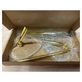 $19 Outus 2 Pcs Wedding Pens Set for Guest Book Acrylic Heart Pen Holder Stand with Gold Pen for Wedding Bridal Engagement Guests Book Ceremony Valentines Favor