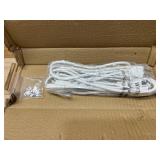 $19 Barrina T8 TX-S 3FT Power Cord, 3 Prong Plug, Female End, Power Cable with US Plug for Shop Light/Grow Light Fixtures, 4 Packs