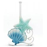 $22 Coastal Paper Towel Holder Coastal Kitchen Decor Beach Kitchen Decor Beach Decorations for Home Starfish & Shell 3D Metal Paper Towel Holder Countertop