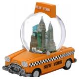 $25 New York City Taxi Snow Globe 4 Inches