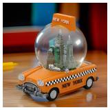 $25 New York City Taxi Snow Globe 4 Inches