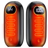 $22 Hand Warmers Rechargeable - Electric Hand Warmers 2 Pack with Dual-Sided Heating for 15Hrs Warmth, LED Display & Flashlight, Hunting Essentials, Gifts for Christmas Man Women Raynauds Golf