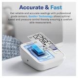 $28 Alcedo Blood Pressure Monitor for Home Use, Automatic Digital BP Machine with Large Cuff for Upper Arm, LCD Screen, 2x120 Memory, Talking Function
