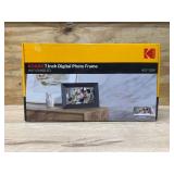 $67 Kodak 7 Inch Black Digital Picture Frame 32GB Storage, Auto-Rotate Instant Photo & Video Sharing Perfect for Family Photos Remote Uploads, Digital Display, Easy Setup