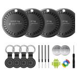 $30 Air Tags for Android,Air Tags-4 Pack Android,2 Year Battery Life,Air Tracker Tags with 4 Case,Google Find Trackers for Google
