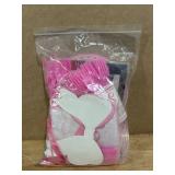 $16 226Pcs Pink Bow Birthday Decorations Serve 25, Coquette Birthday Party Supplies Include Plates Napkins Cups Banner Tablecloth Balloons Honeycomb Centerpieces for Girls & Women