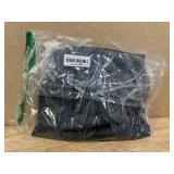 OWENIE Black Shower Curtain for Bathroom 72x72 Inch, 3D Embossed Textured Waffle Fabric Shower Curtains, Soft Hotel Farmhouse Style, Water Repellent, Machine Washable, Black, 72" W x 72" L