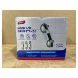 $59 TAILI Grab Bars for Bathtubs and Showers,2 Pack Shower Handles for Elderly Suction,Maximum 330lbs,Shower Bar with Upgraded Rubber Suction Cups,Safety Grip for Senior, No Drilling Removable,Silver