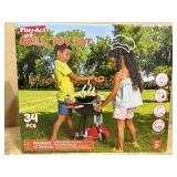 $45 JOYIN Kitchen Toy Set, BBQ Play Grill, Cooking Toy Set, Little Chef Play, Kids Grill Playset Interactive BBQ for Kids with Light & Sound, Birthday Gift for 3 4 Year Old Boys Girls Outdoor Toys