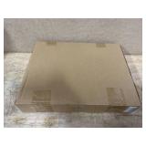 $36 Folding Side Table, Adjustable C-Shaped End Table for Couch, Metal Frame TV Tray Table for Sofa Living Bedroom Bedside Coffee Small Spaces (Brown, 15.8" L x 11.8" W)