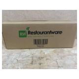 $60 Restaurantware Pastry Tek 9.8 x 3.2 x 2.4 Inch Pastry Boxes 100 Disposable Donut Boxes - With Clear Window Easy Assembly Striped Paper Cookie Packaging Boxes For Muffins Or Mini Cakes