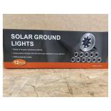 $27 INCX 4.6 inch Solar Lights Outdoor Waterproof,12 Pack Solar Lights for Outside, Solar Garden Lights Landscape Lighting for Patio Pathway Lawn Yard Deck Driveway Walkway, Cold White