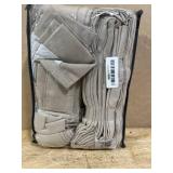 $59 Natural Linen 100% Black Out Curtains 86 Inches Long 2 Panels Set for Bedroom Cream Ivory Pinch Pleated Back Tab Thermal Insulated Energy Efficient Window Curtains Living Room High Ceiling Length
