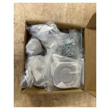 $32 khtumeware 10 Pack 2.5 Inch Oil Rubbed Bronze Cabinet knobs with Backplate,Vintage Backplate for Cabinet knobs and Drawer knobs, Bi-Fold Door Knobs