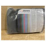 $18 ChrisDowa Small Window Curtains 40 inches Long for Bedroom - Grommet Short Thermal Insulated Room Darkening Curtains for Kitchen (2 Panels, Grey, 29 x 40 Inch)