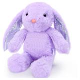 $12 VANLINNY Easter Bunny Stuffed Animal, Purple Bunny Plush with Glitter Spot Long Ears, Huggable and Soft Rabbit Plush Toy, Easter Gifts for Kids, Xmas Birthday Gift for Boys, Girls and Toddlers