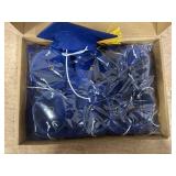 $19 Foilswirl 12 Pcs Mini Graduation Cap with Tassel Mini Plush Mason Jar Small Animal Bachelor Hat Photo Prop Party Supply