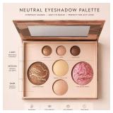 $25 Best Baked Face Palette for Mature Skin   Includes Bronzer, Blush, Highlighter & Eyeshadows   Smooth Velvet Texture, Vegan & Cruelty-Free, Travel-Friendly Makeup Kit