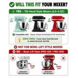 $15 Mixer Slider Compatible with Kitchen aid 4 .5-5 Qt Stand Mixer Pine Wood - Kitchen Countertop Storage Mover Sliding Caddy for Kitchen Aid 4 .5-5 Qt Mixer (4 .5-5 Qt - Brown)