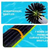$26 Sepetrel Pool Brush Head for Cleaning Walls,Heavy Duty Inground/Above Ground Swimming Pool Round Scrub Brushes with Premium Strong Bristle & Reinforced Aluminium Back