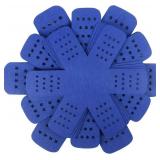 $14 BYKITCHEN Pan Pot Protectors, Larger & Thicker Pan Protector with Stars, Set of 12 and 3 Different Sizes, Blue Pot Separator Pads for Stacking and Protecting Your Cookware
