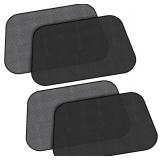 $13 EcoNour Side Window Shades for Baby-4 Pack | Side Window Sunshade for Kids | UV Protection Sun Shades for Kids | Fits Most Camper, Bus, Van, RV, Minivan, Truck, MPV & SUV | X-Large (26"x16")
